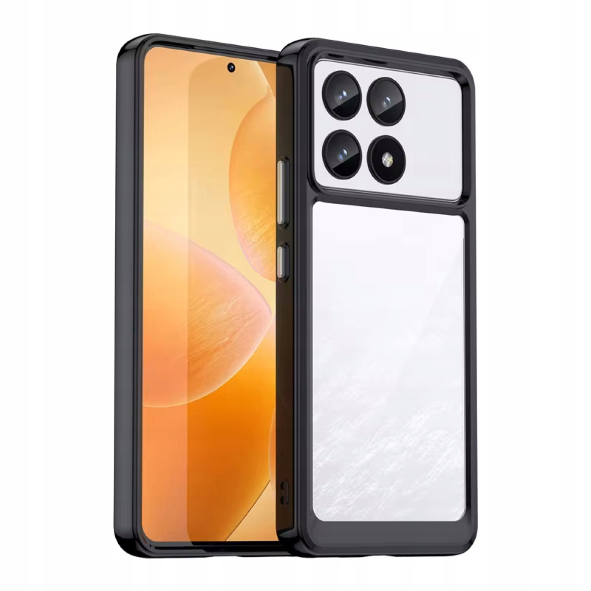 Przezroczysty design podkreślający oryginalność telefonu