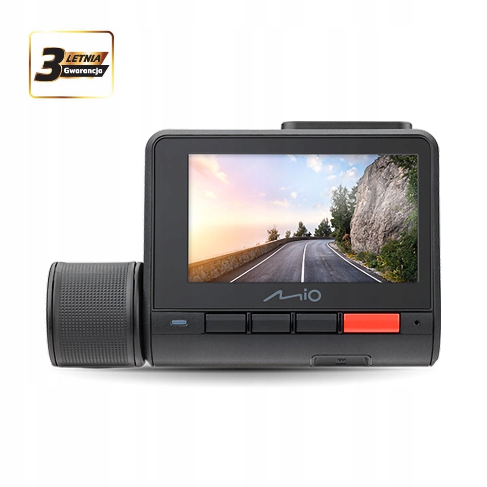 Szeroki kąt widzenia 140° dla pełnej ochrony