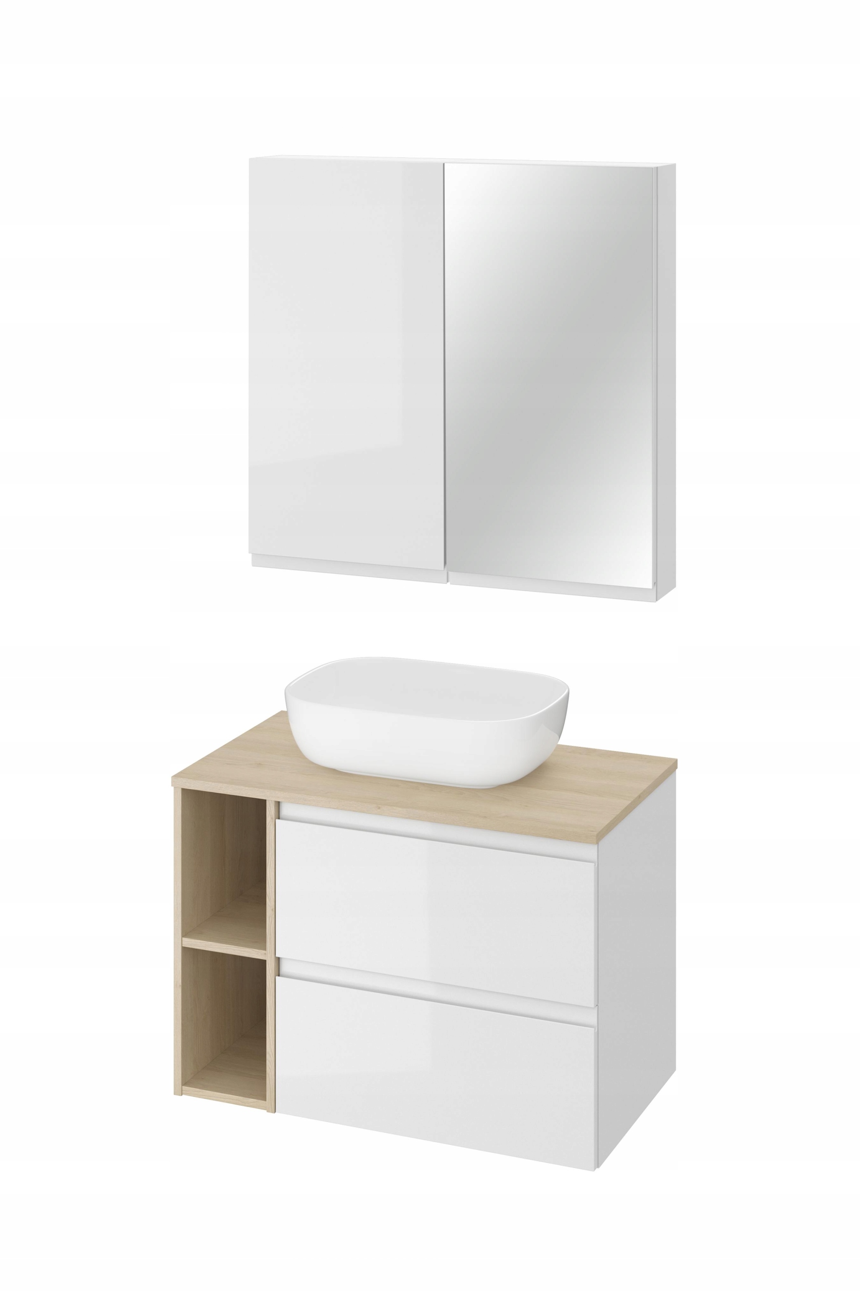 Zestaw mebli łazienkowych Cersanit Moduo 80 cm – Elegancja i funkcjonalność w Twojej łazience
