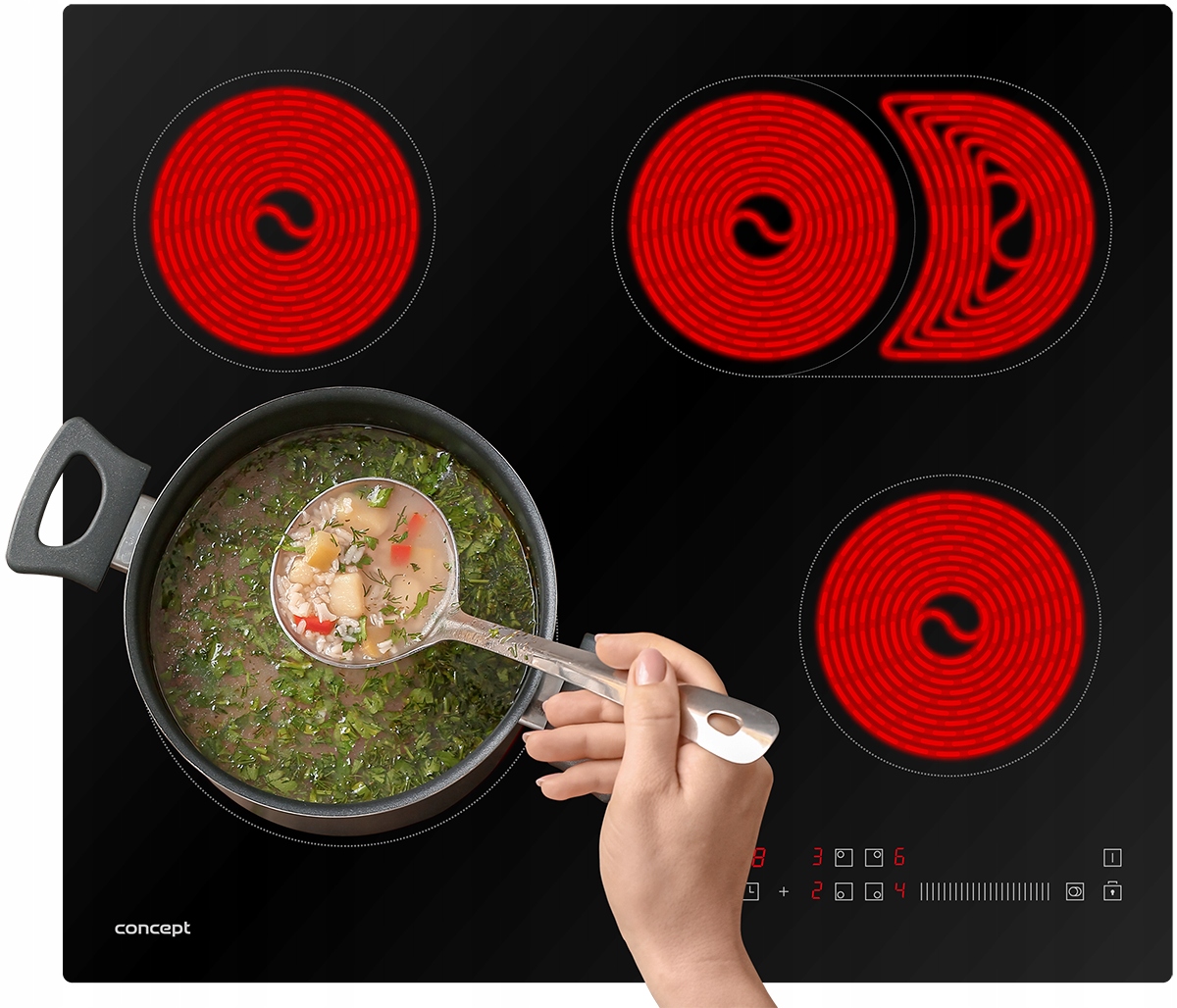 Wydajność i elastyczność gotowania z podwójną strefą flexi