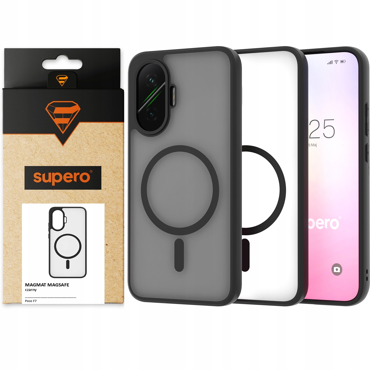 Etui matowe do Poco F7 Magsafe Supero – Ochrona i styl w jednym