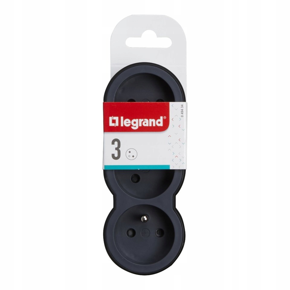 Rozgałęźnik 3X2P+Z-C/G 049434 Legrand – Idealne rozwiązanie do zasilania