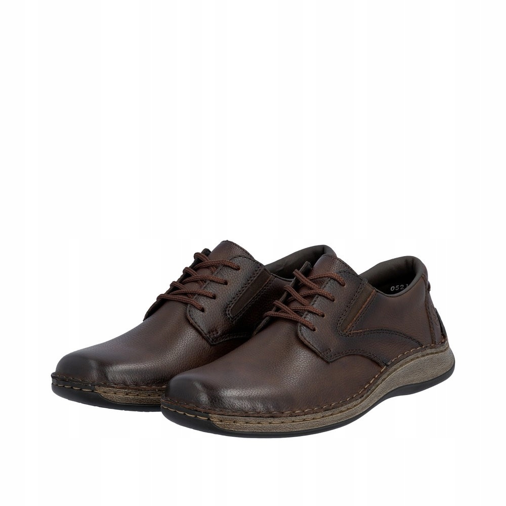 Rieker 05211-25 – Komfortowe brązowe półbuty męskie