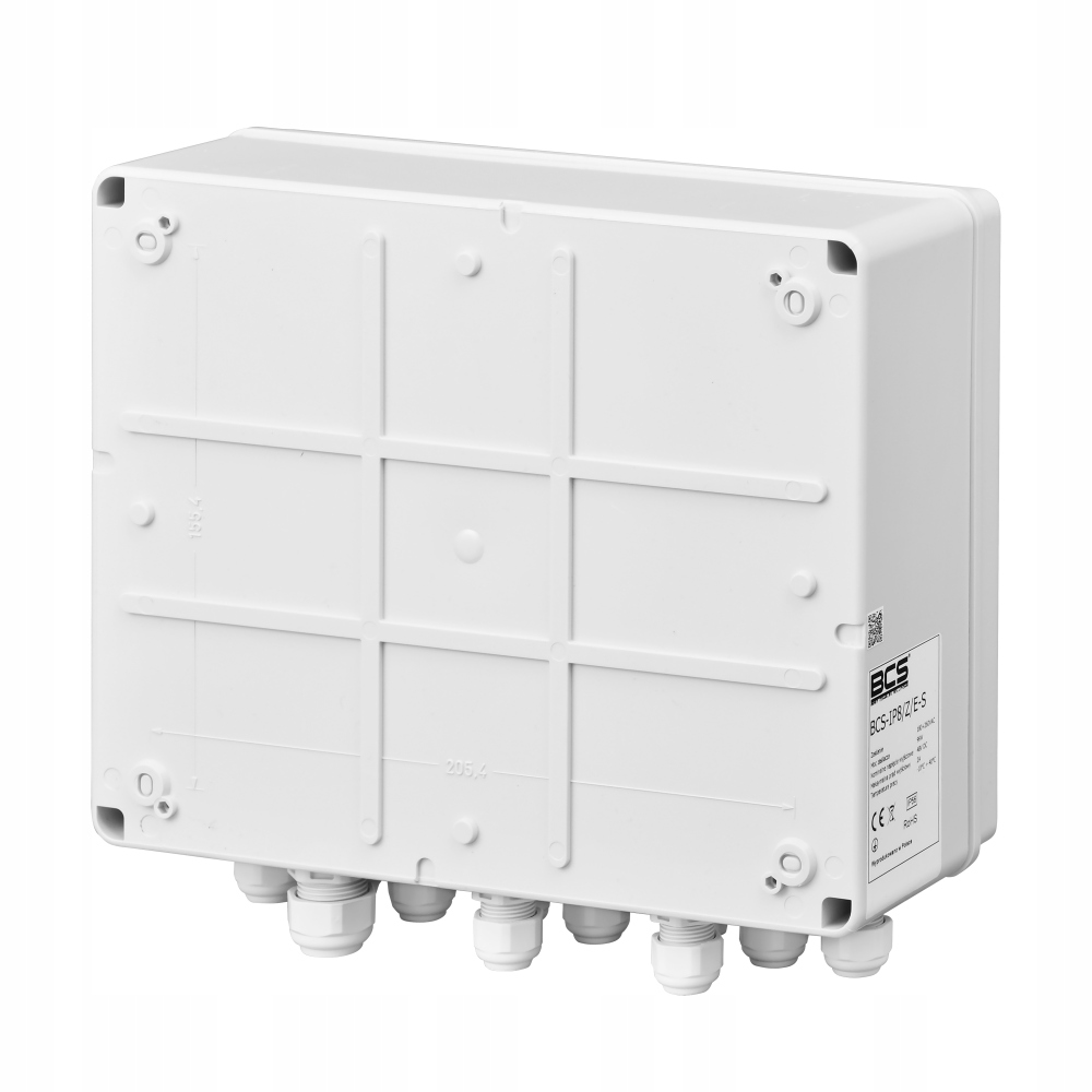 Porty PoE – 8 portów RJ45 100Mbps i 2 porty uplink 1Gbps