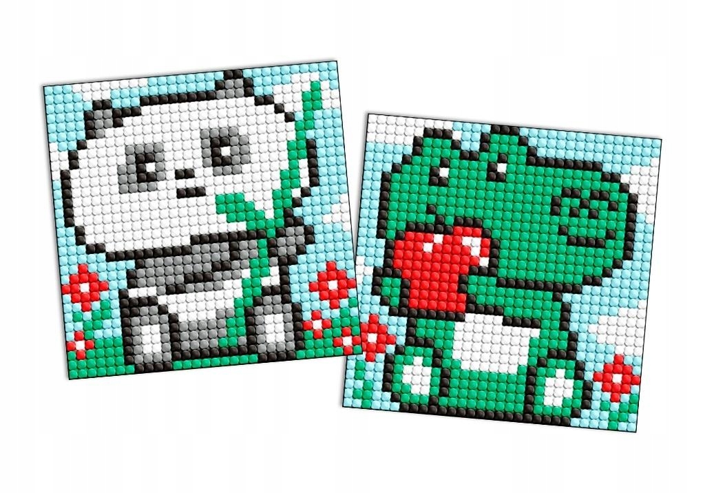 Diamentowa mozaika na magnesie IDEYKA – Dziwne rozkosze dla dzieci