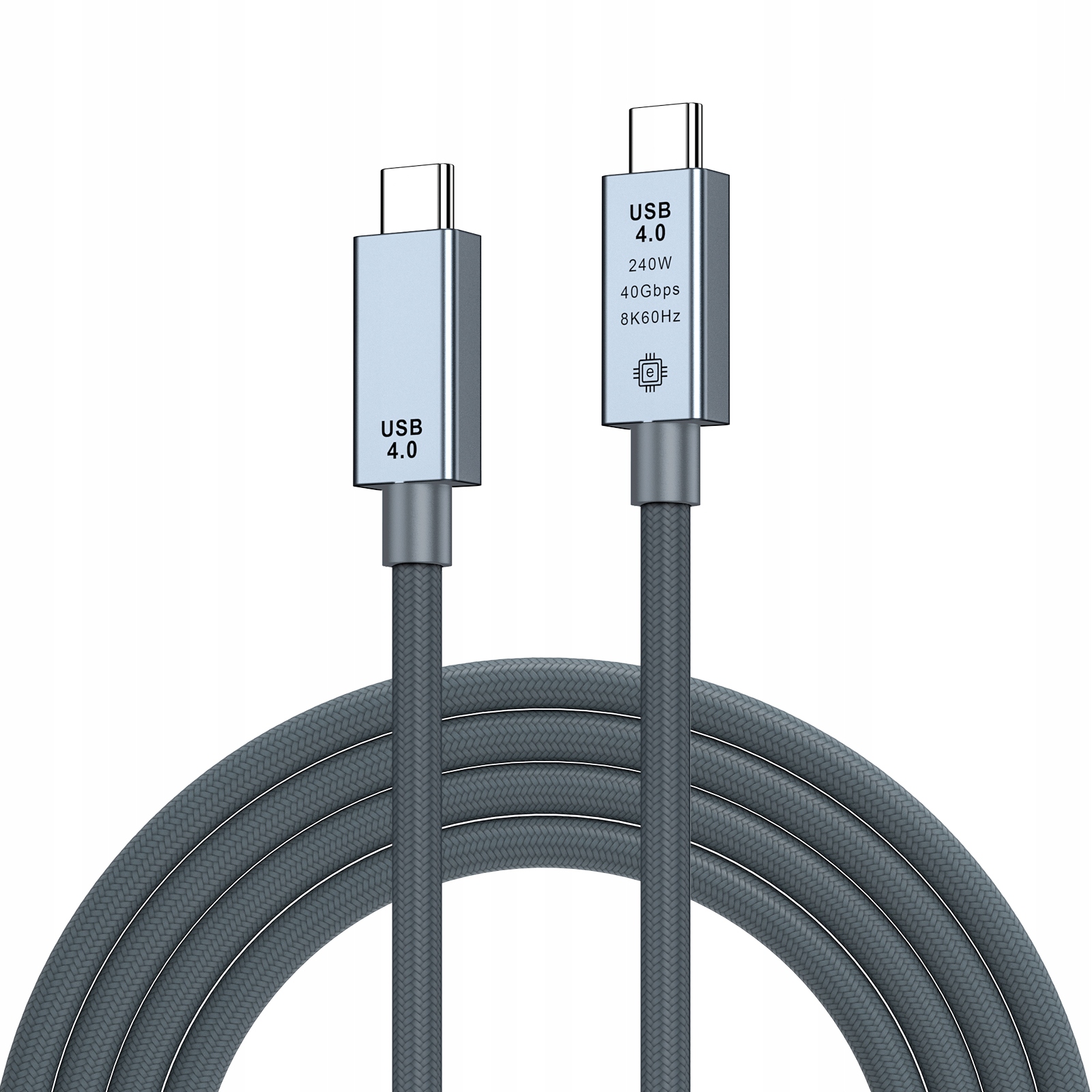 Kabel USB C 4.0 szybki elastyczny 40Gbps PD 240W – Idealny do MacBooka i smartfonów