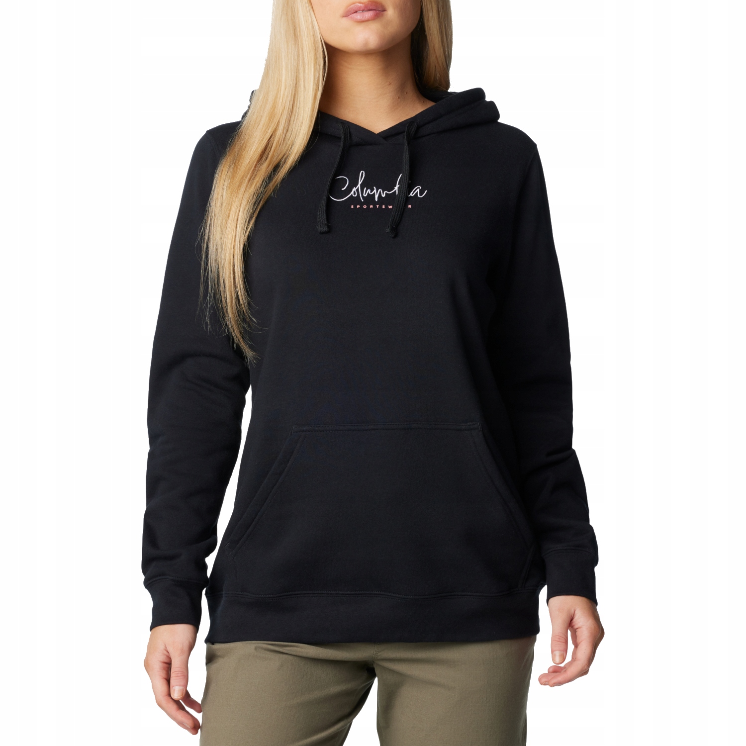 Columbia Trek Graphic Treatment Hoodie – Damska bluza z kapturem w kolorze czarnym
