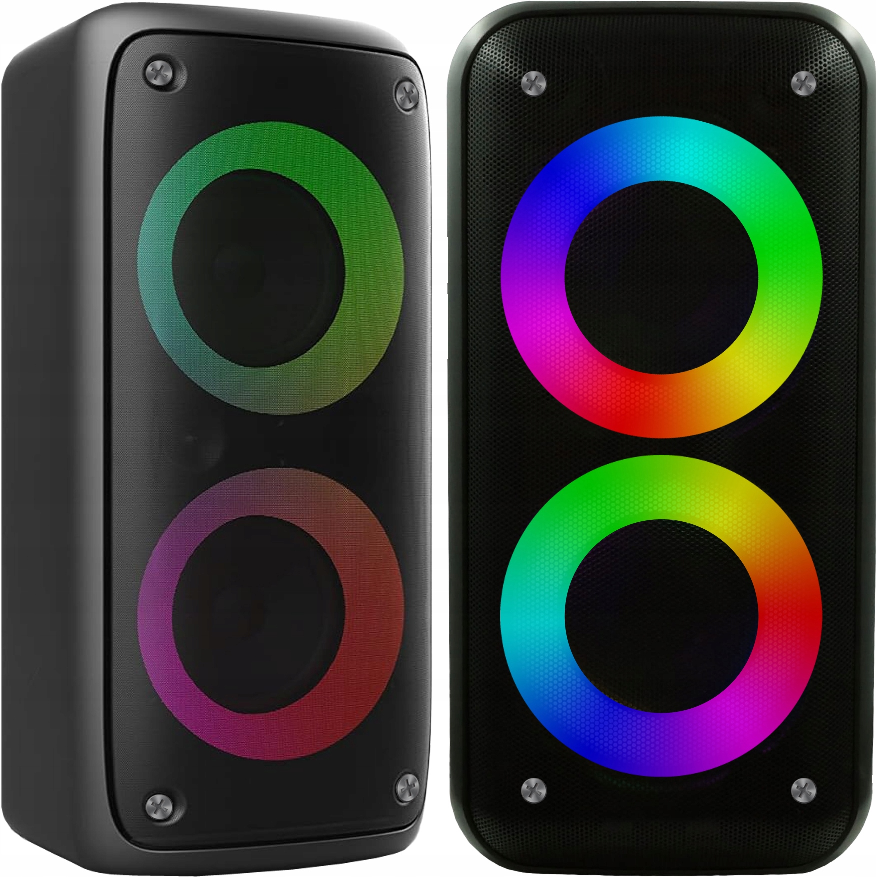 Głośnik Bluetooth LTC 2x3'' – Muzyczne doznania z efektami świetlnymi RGB