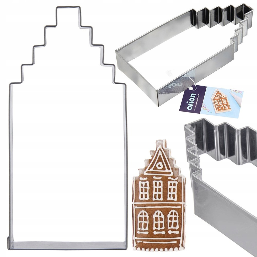 Wykrawacz do ciastek stalowy domek 12 cm – Idealny do kreatywnego pieczenia