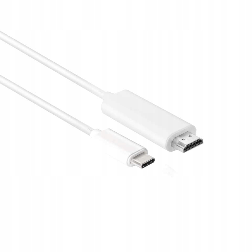 Kabel USB-C - HDMI 1.8 m Biały (CAC-1514) – Idealne połączenie dla Twojego sprzętu