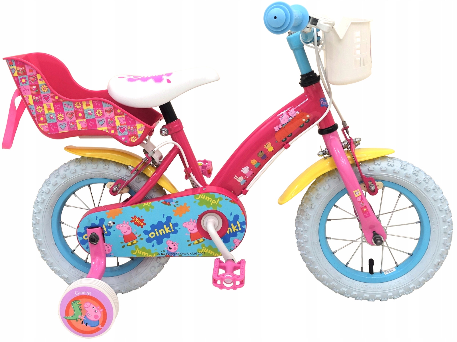 Rowerek 12" Peppa Pig 81264-CH-IT – Idealny dla małych miłośniczek