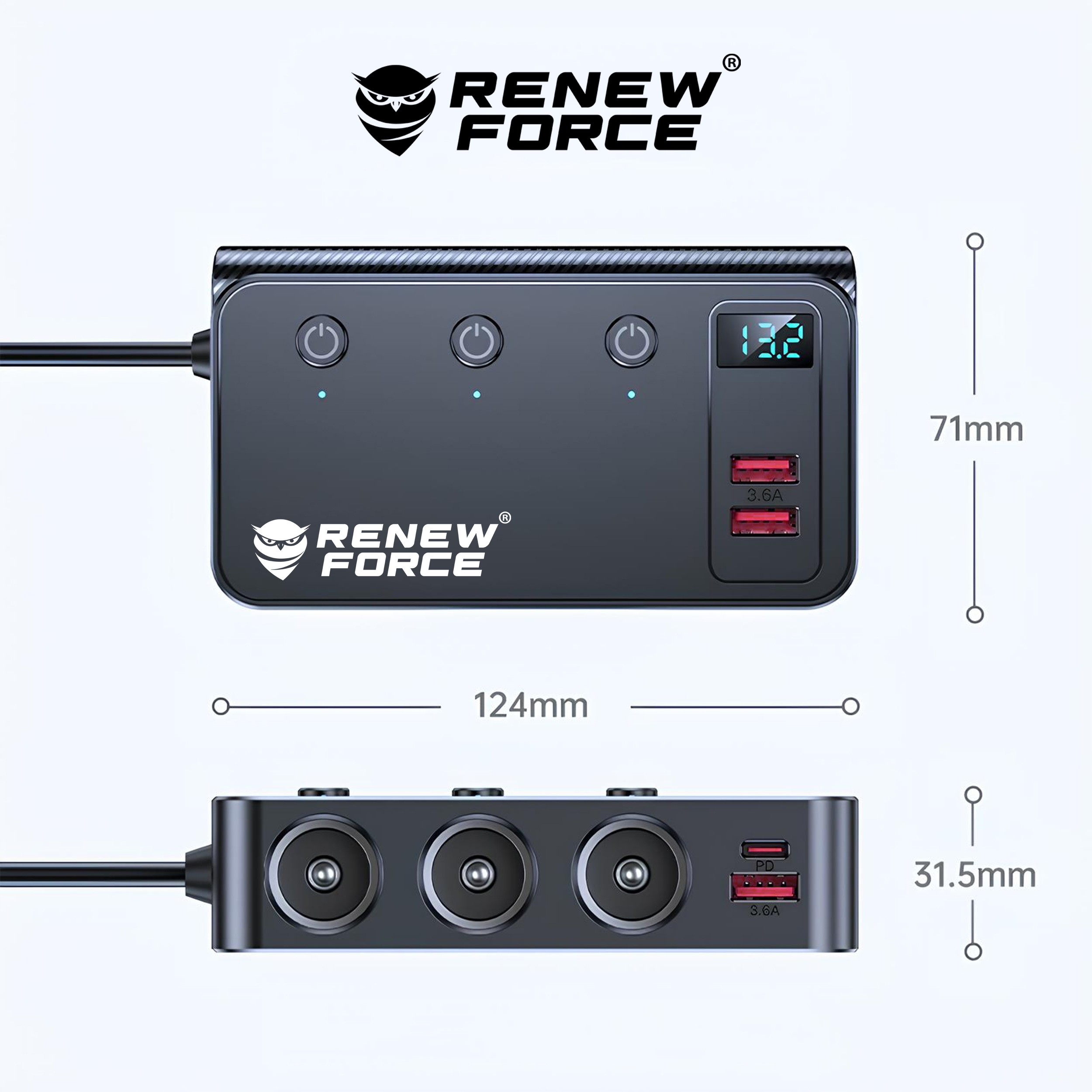 Zasilanie wielu urządzeń jednocześnie – maksymalna kontrola w trasie