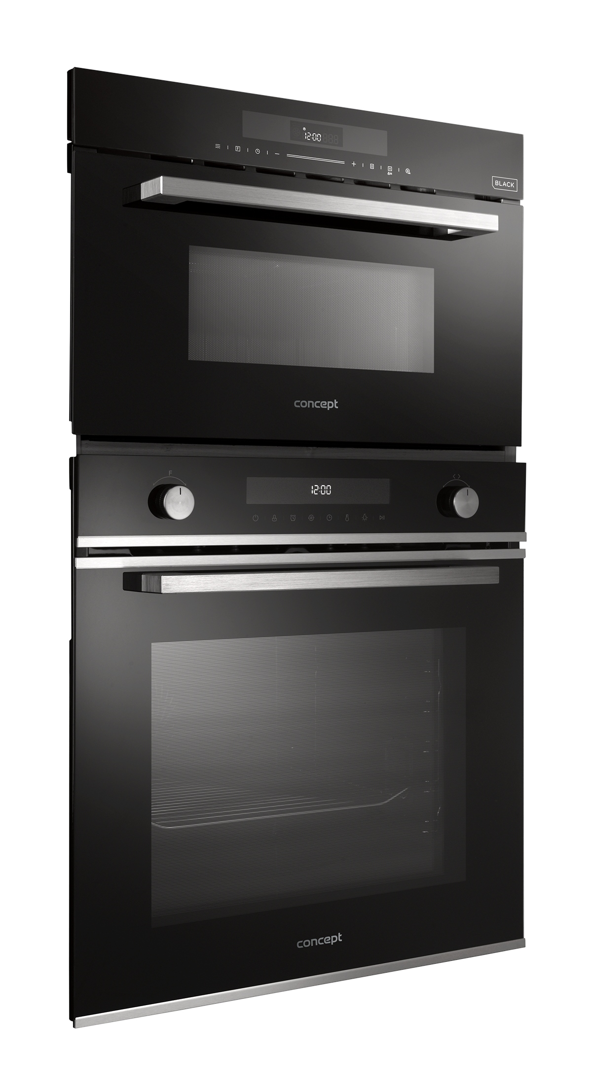 Elegancki design w czarnym szkle