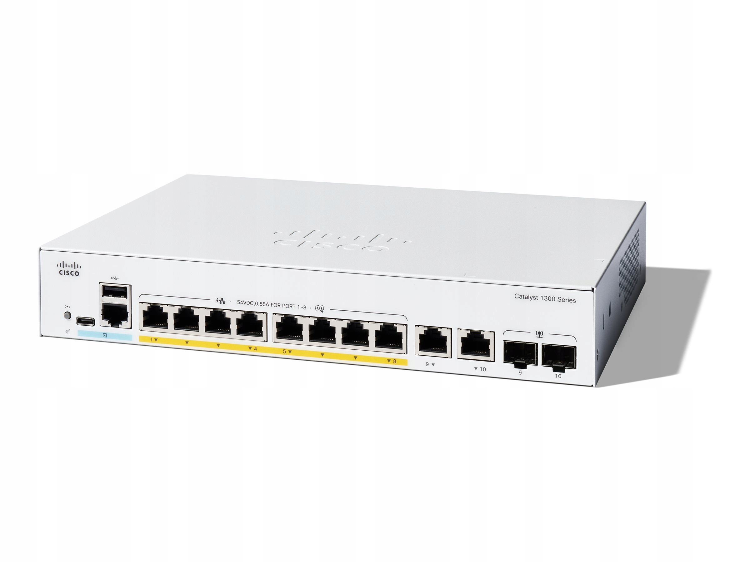 Cisco Catalyst 1300 8-Port Switch – Wydajność i niezawodność w Twojej sieci
