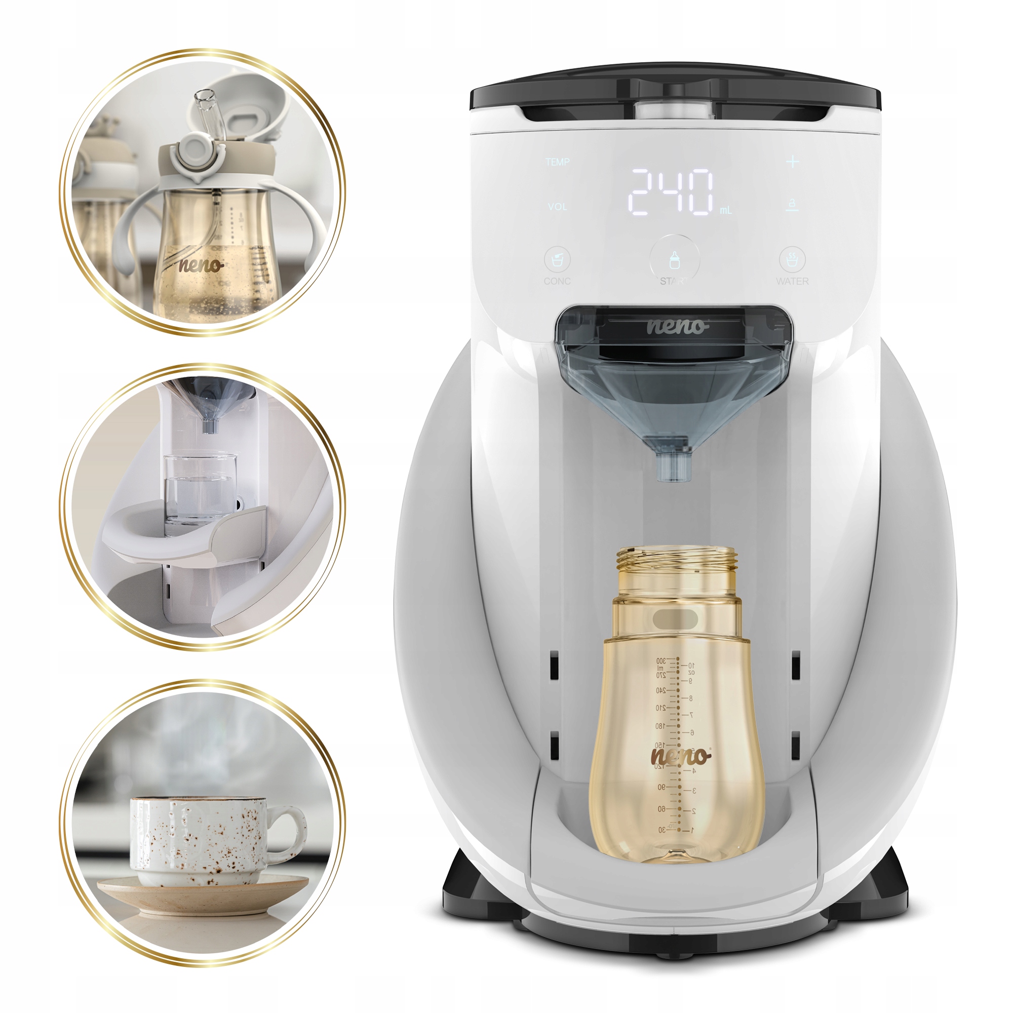 Pojemne zbiorniki na proszek i wodę