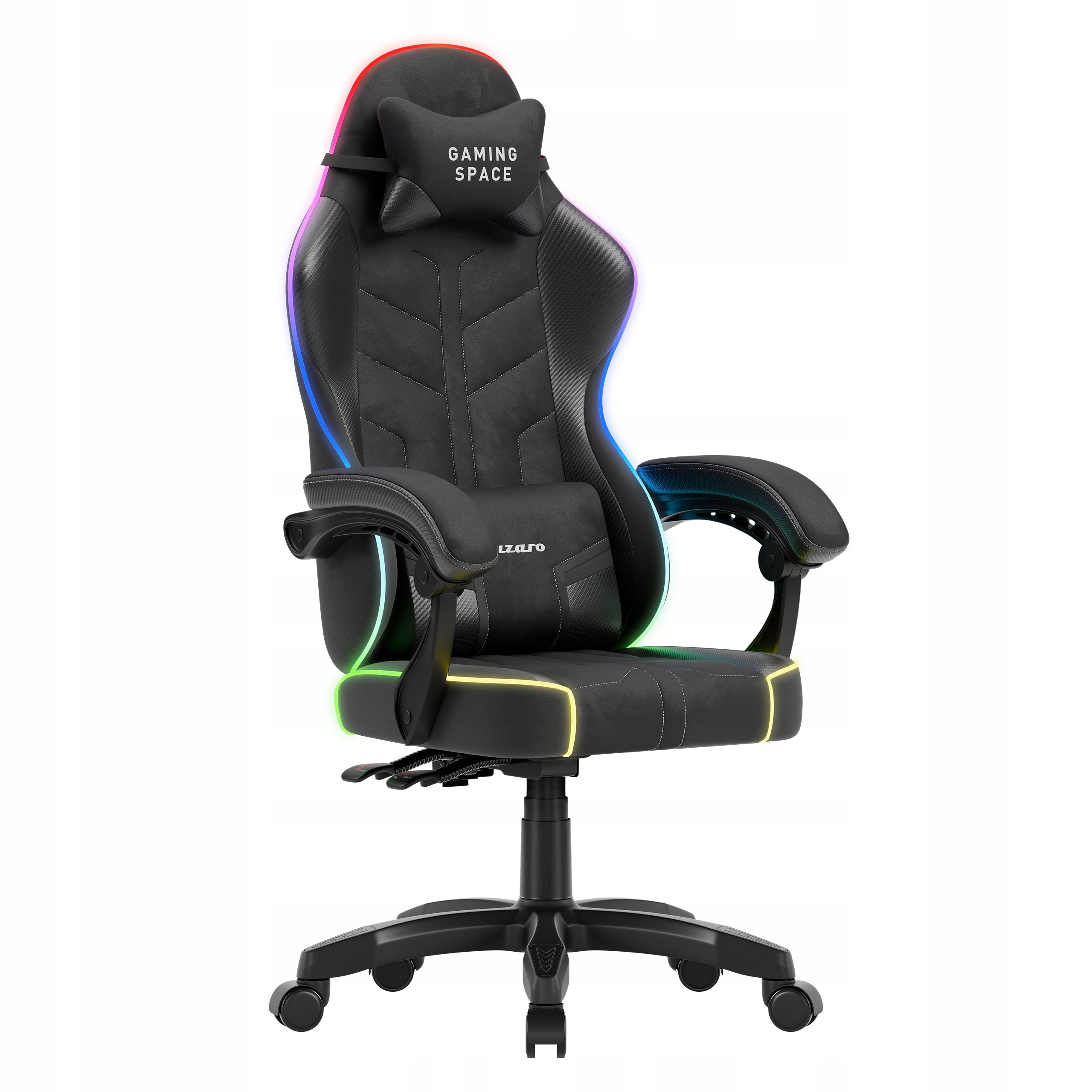 Fotel gamingowy Huzaro Force 2.7 RGB Black – Komfort i styl w biurze