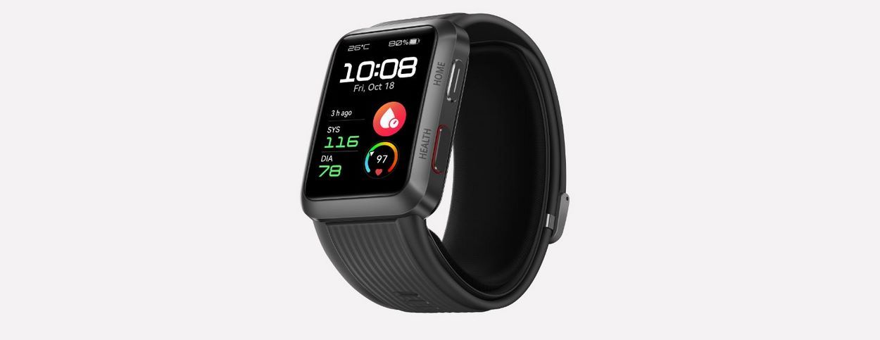 Huawei Watch D czarny - Z ukosa