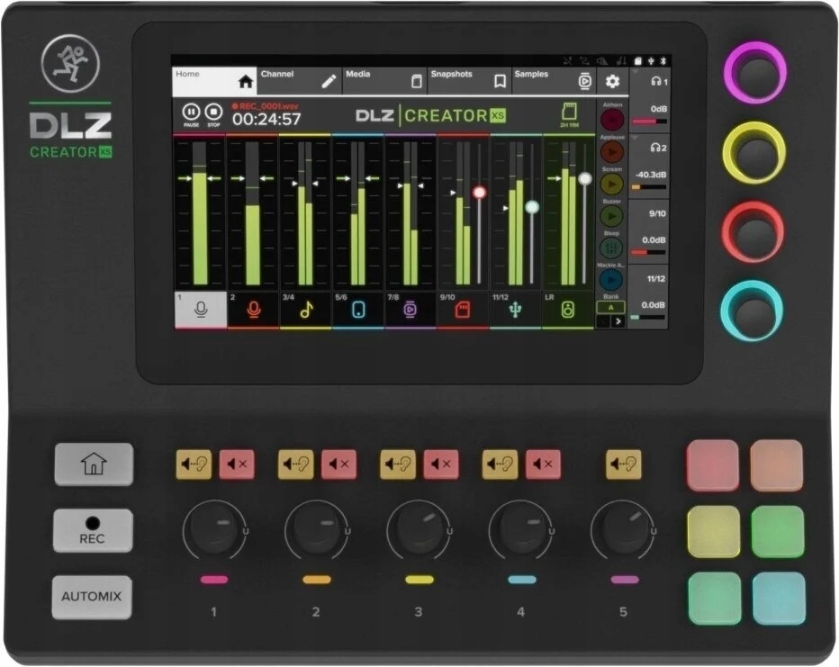 Mackie DLZ Creator XS – Cyfrowy mikser audio i interfejs USB dla twórców