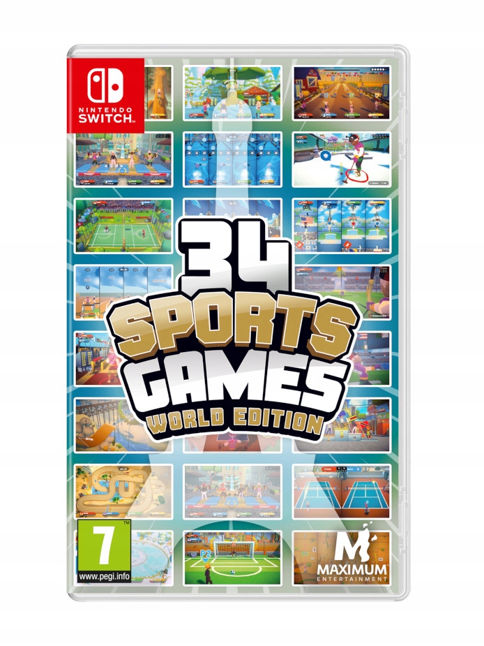 34 Sportowe Gry World Edition – Zagraj w 34 dyscypliny sportowe na Nintendo Switch!