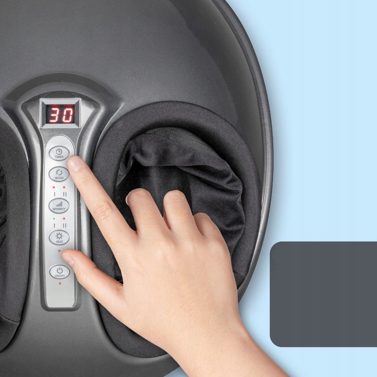 Trzy tryby masażu dla maksymalnej ulgi