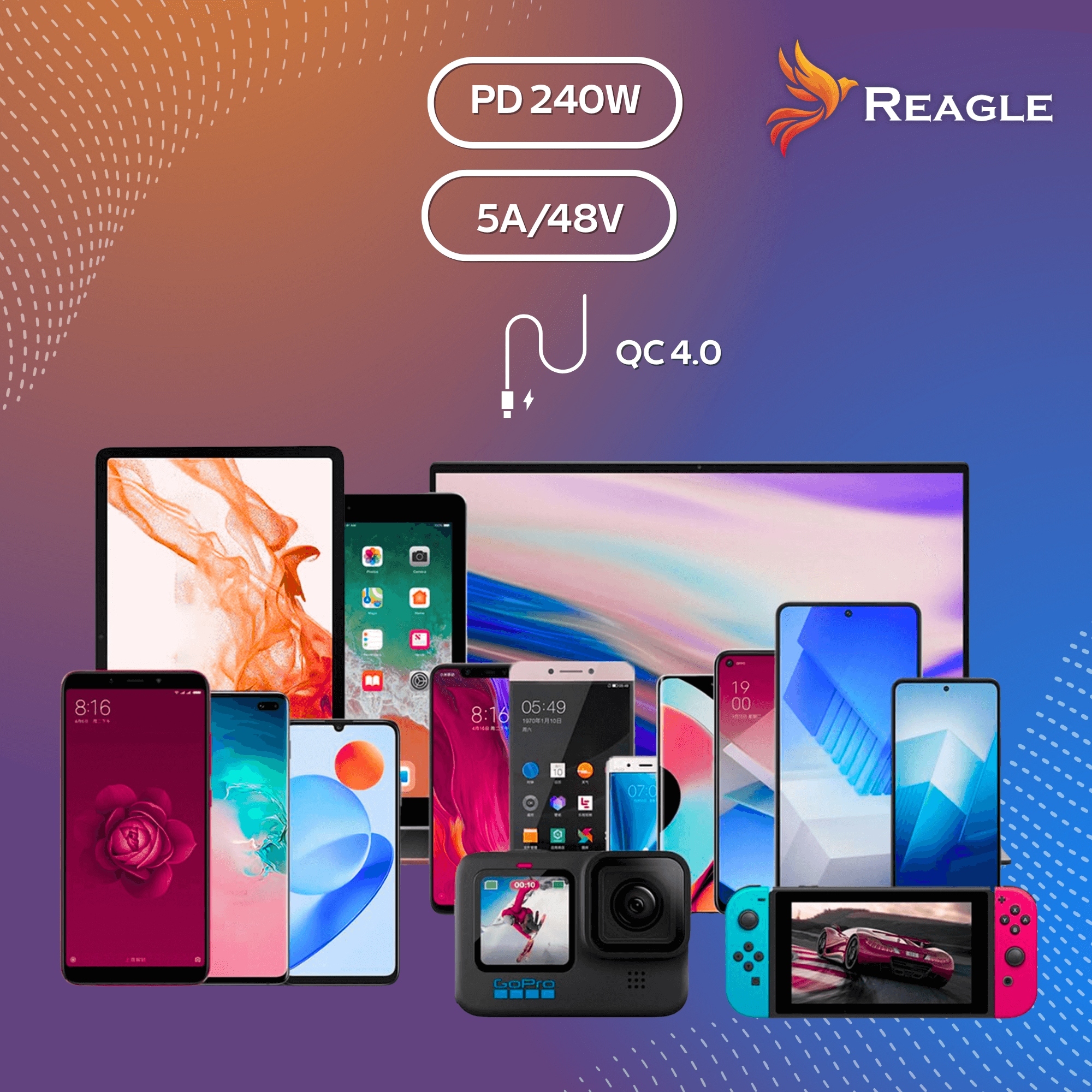 Obsługa Power Delivery 240W – Ładowanie urządzeń w mgnieniu oka