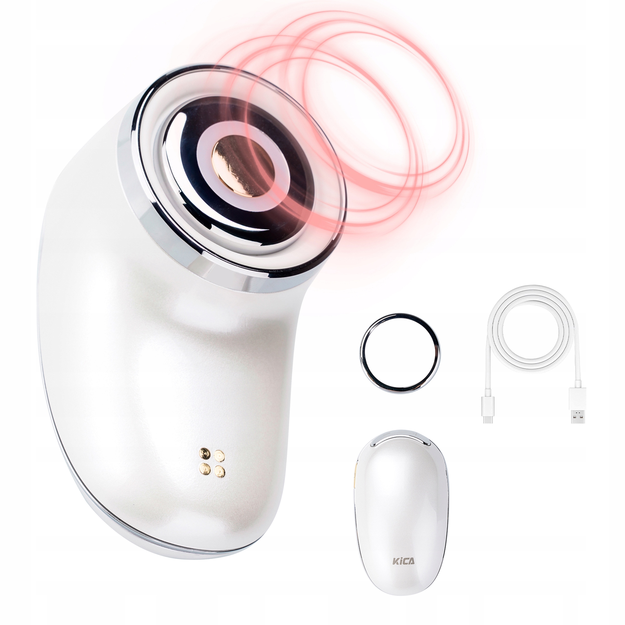 Masażer soniczny do liftingu twarzy z funkcją EMS KiCA iBeauty – Twoje domowe SPA