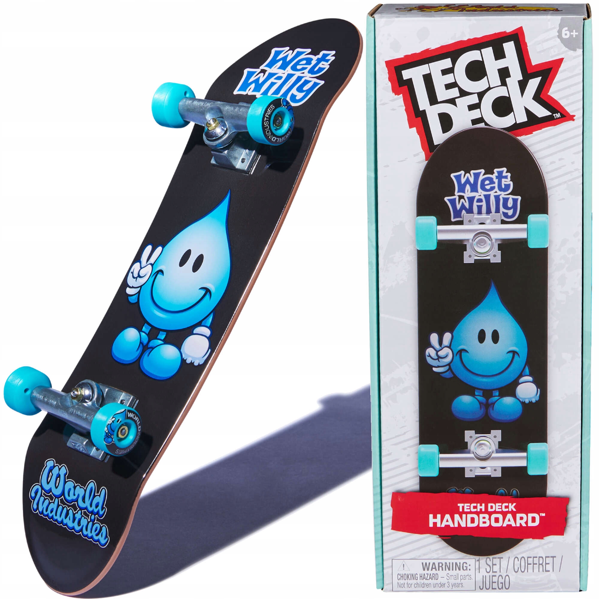 Spin Master Tech Deck - Handboard World Industries – Zabawka dla małych skaterów