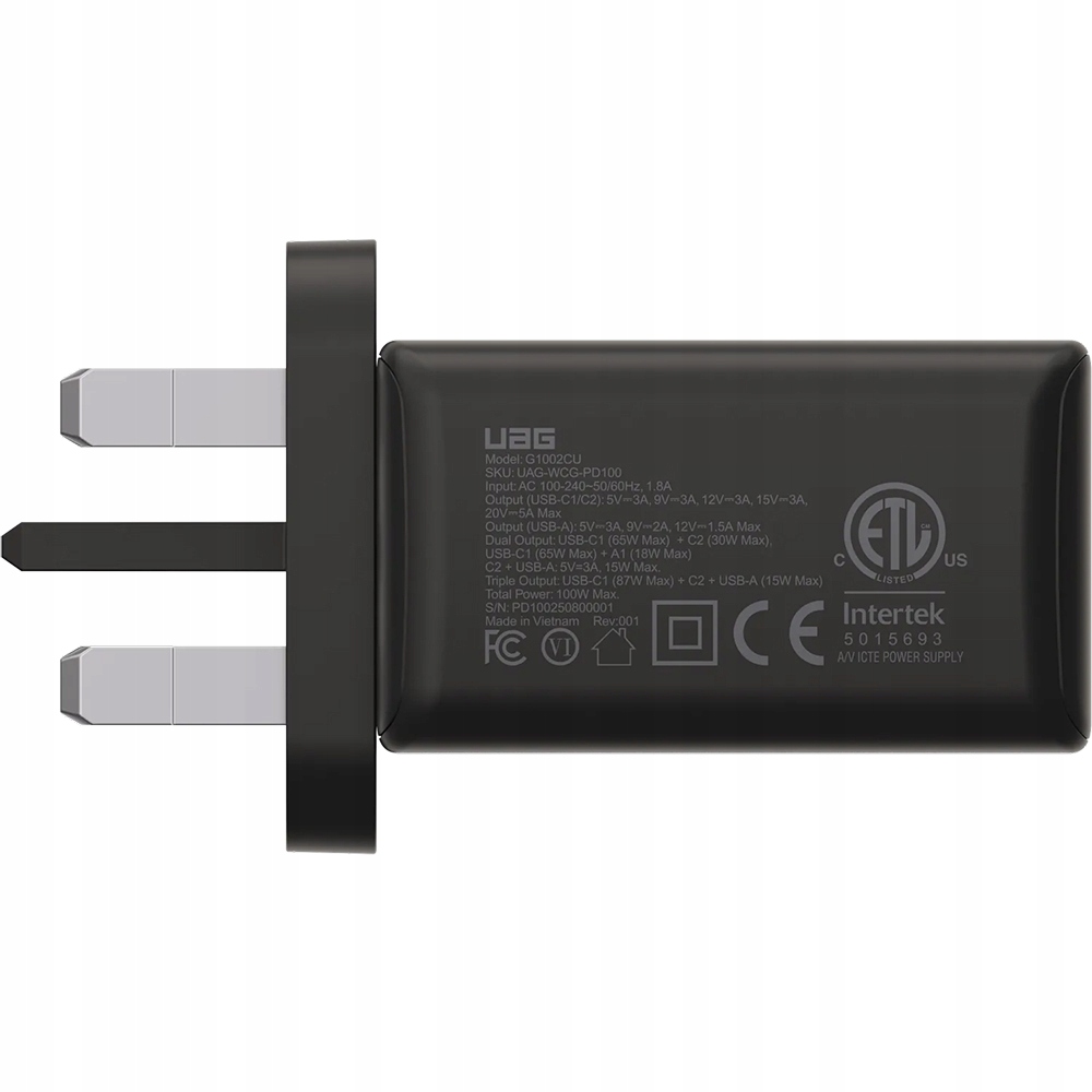 Wymienne wtyczki EU, UK, US – Idealna do podróży