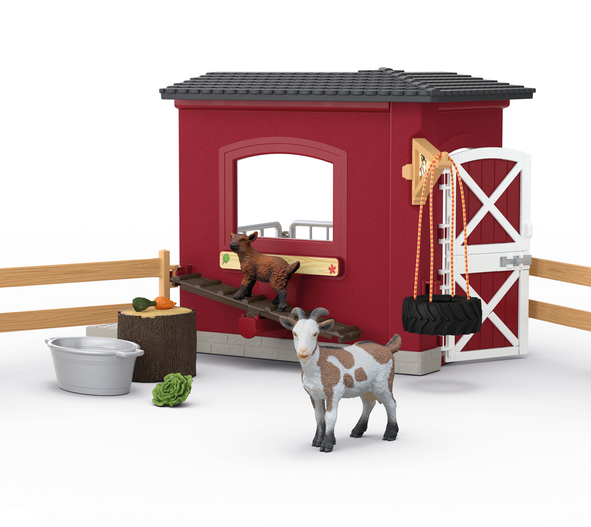 Figurka Goat stable 42726 – Stwórz własną farmę z Schleich