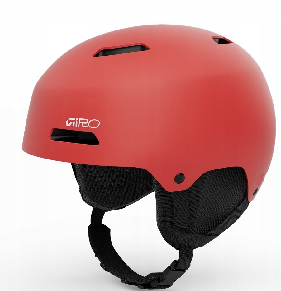 Kask zimowy GIRO LEDGE FS matte red roz. M – Bezpieczna jazda na stoku
