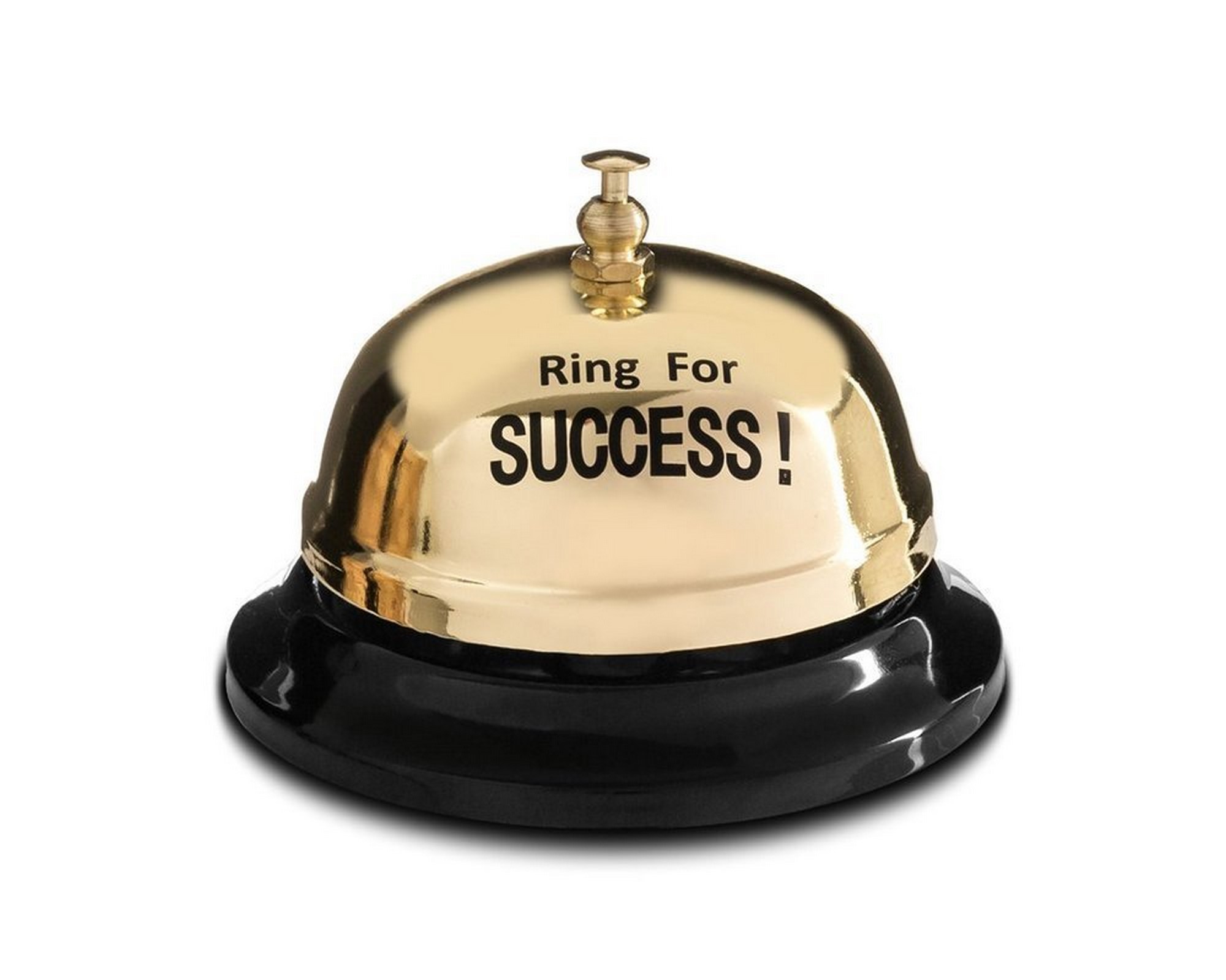 Biurkowy dzwonek na SUKCES (Ring for SUCCESS!) – Twój codzienny motywator