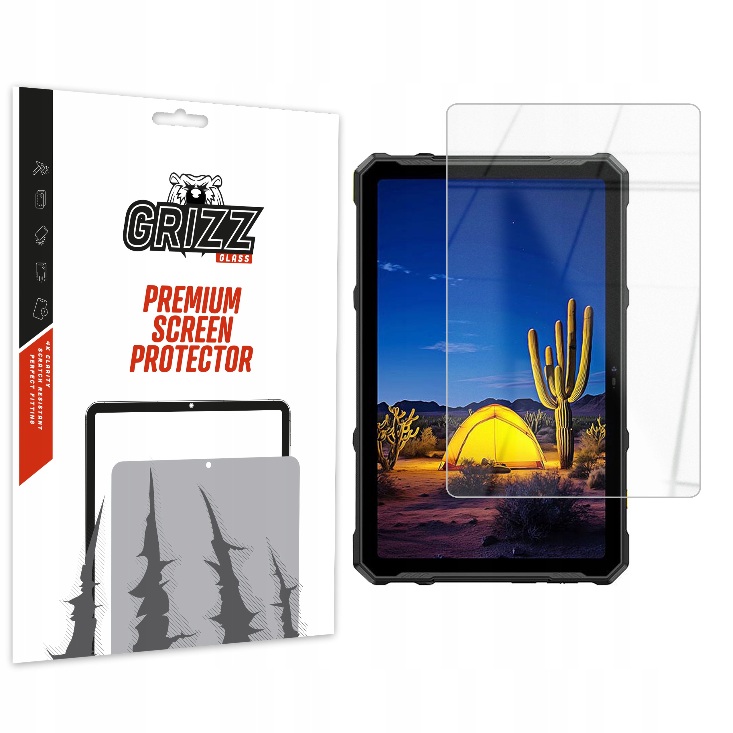 Szkło hybrydowe GrizzGlass HybridGlass do Ulefone Armor Pad 4 Ultra – Doskonała ochrona ekranu