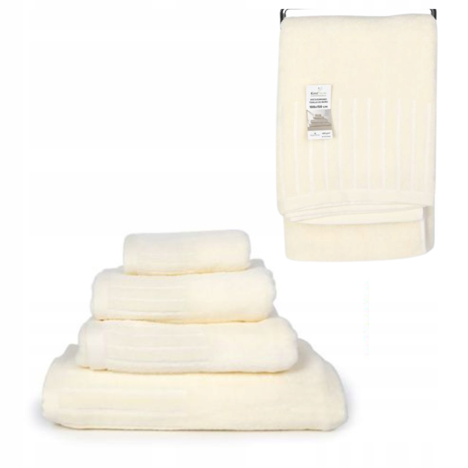 Ręcznik 100x150 SOFT TOUCH 400g kremowy – Komfort i elegancja w Twojej łazience