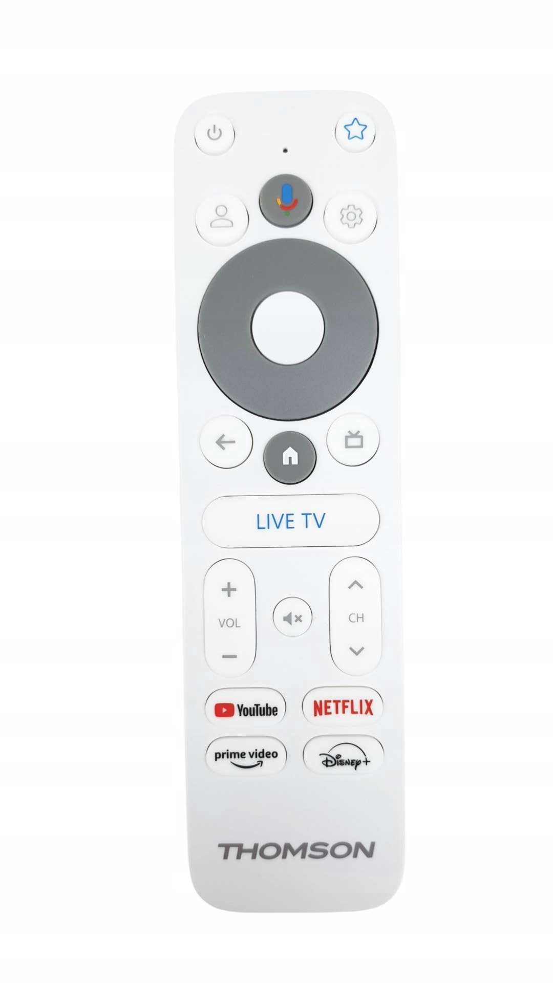 Wbudowany system Google TV z asystentem głosowym