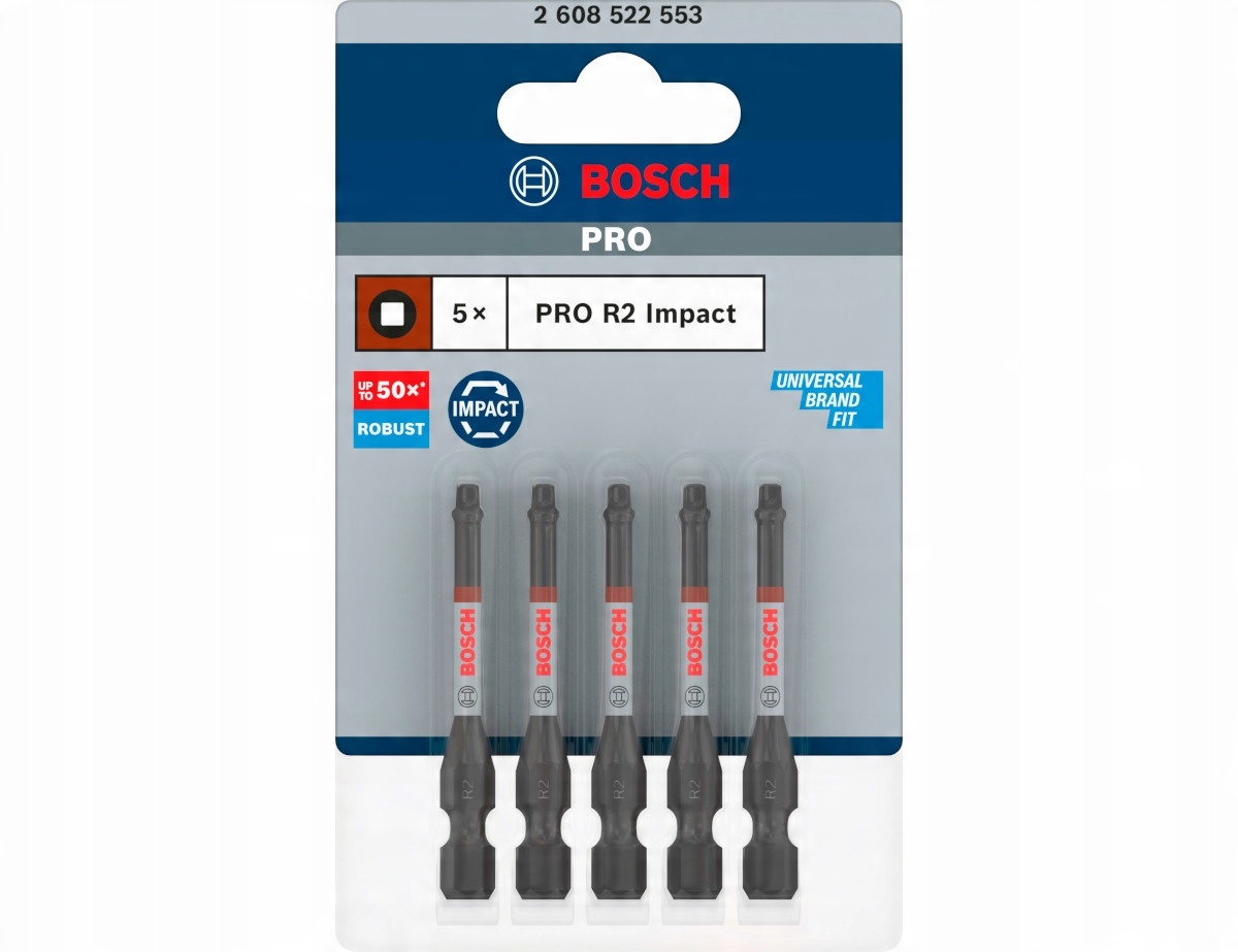 Zestaw 5 sztuk końcówek wkręcających R2 Impact od Bosch