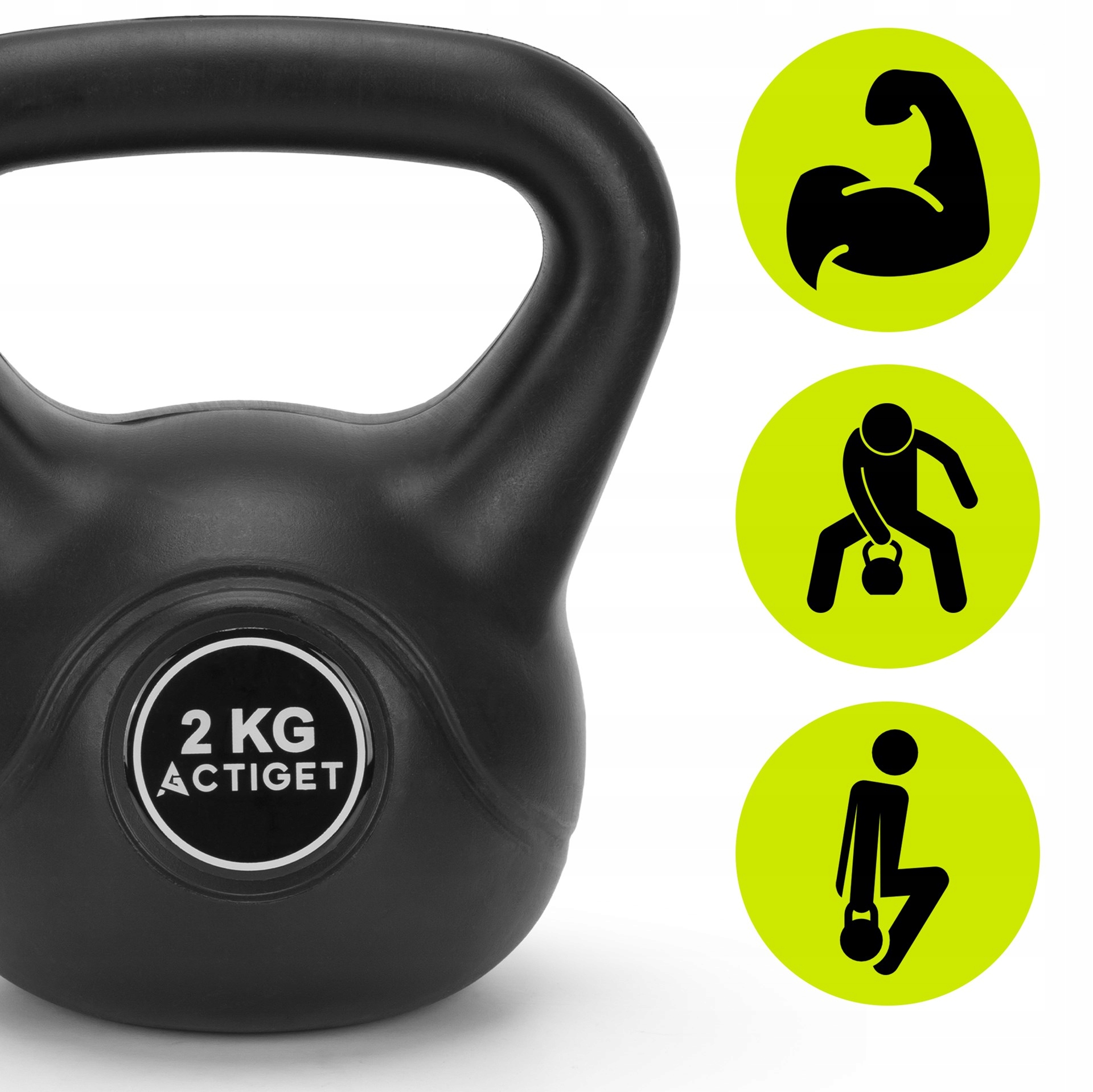 Wszechstronność ćwiczeń z kettlebellem 2 kg