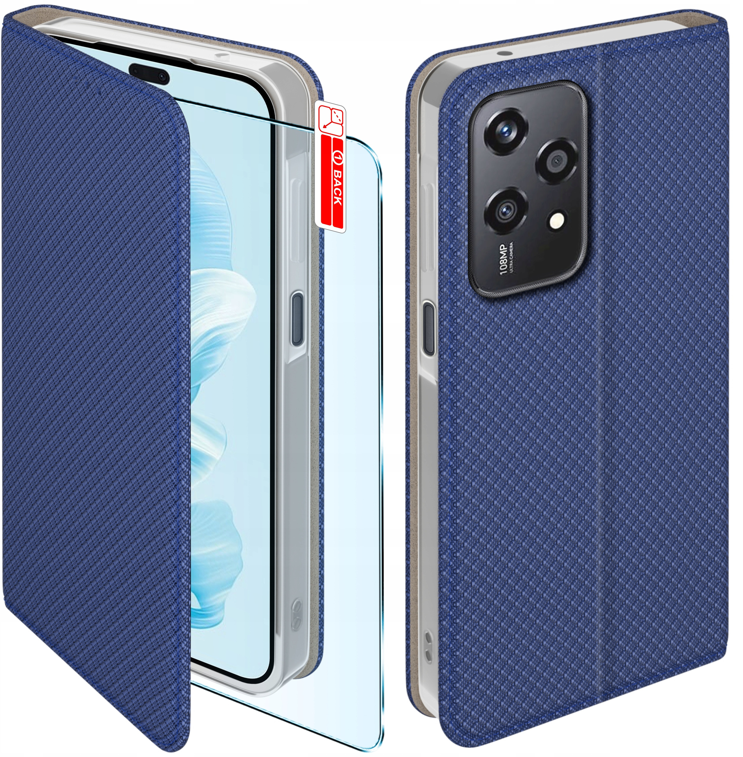 Etui do Honor 200 Lite 5G SMART MAGNET CASE PORTFEL + SZKŁO 9H – Ochrona i styl w jednym