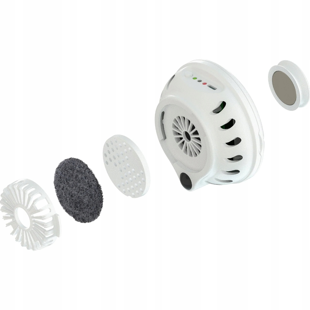 Elektroniczne usuwanie nieprzyjemnych zapachów z kuwety