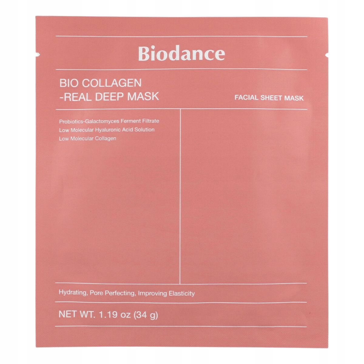 BIODANCE Bio-Collagen Real Deep Mask – Maska do twarzy dla zdrowej i nawilżonej skóry