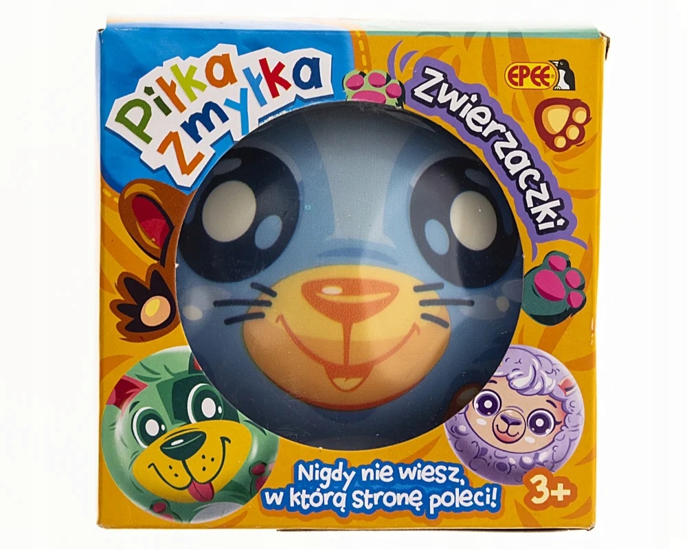 EPEE Piłka Zmyłka Zwierzaki S2 Kicia EP60324 – Szalona zabawa dla całej rodziny