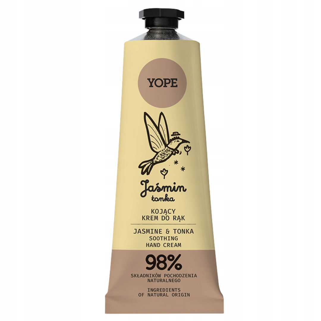 YOPE kojący krem do rąk Jaśmin & Tonka 50ml – pielęgnacja dla Twoich dłoni