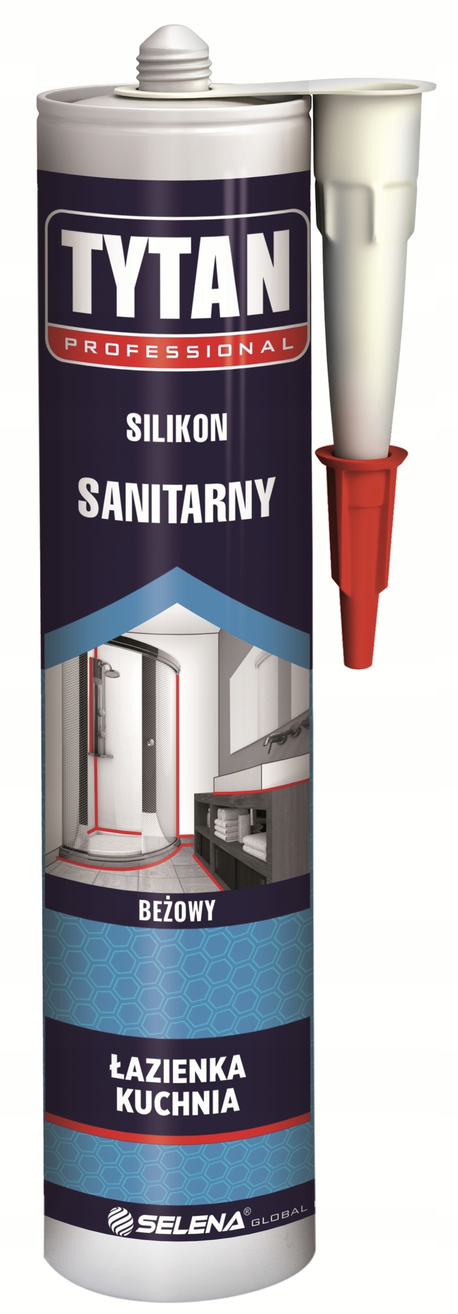 Silikon Sanitarny Tytan 280ml Beżowy – Idealny do Twojej Łazienki