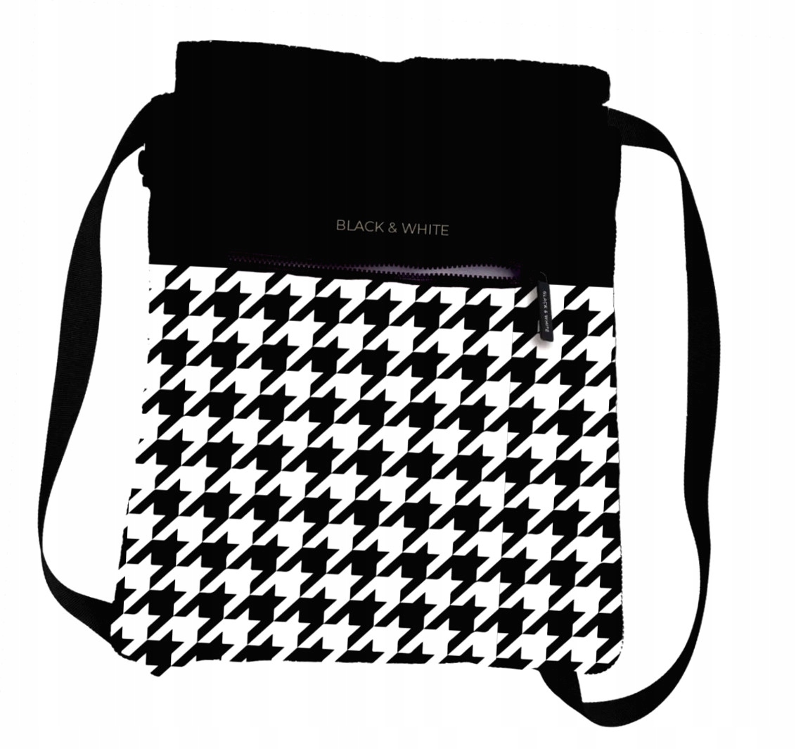 Worko-plecak Black&White Pepitka – Stylowy wybór dla każdego