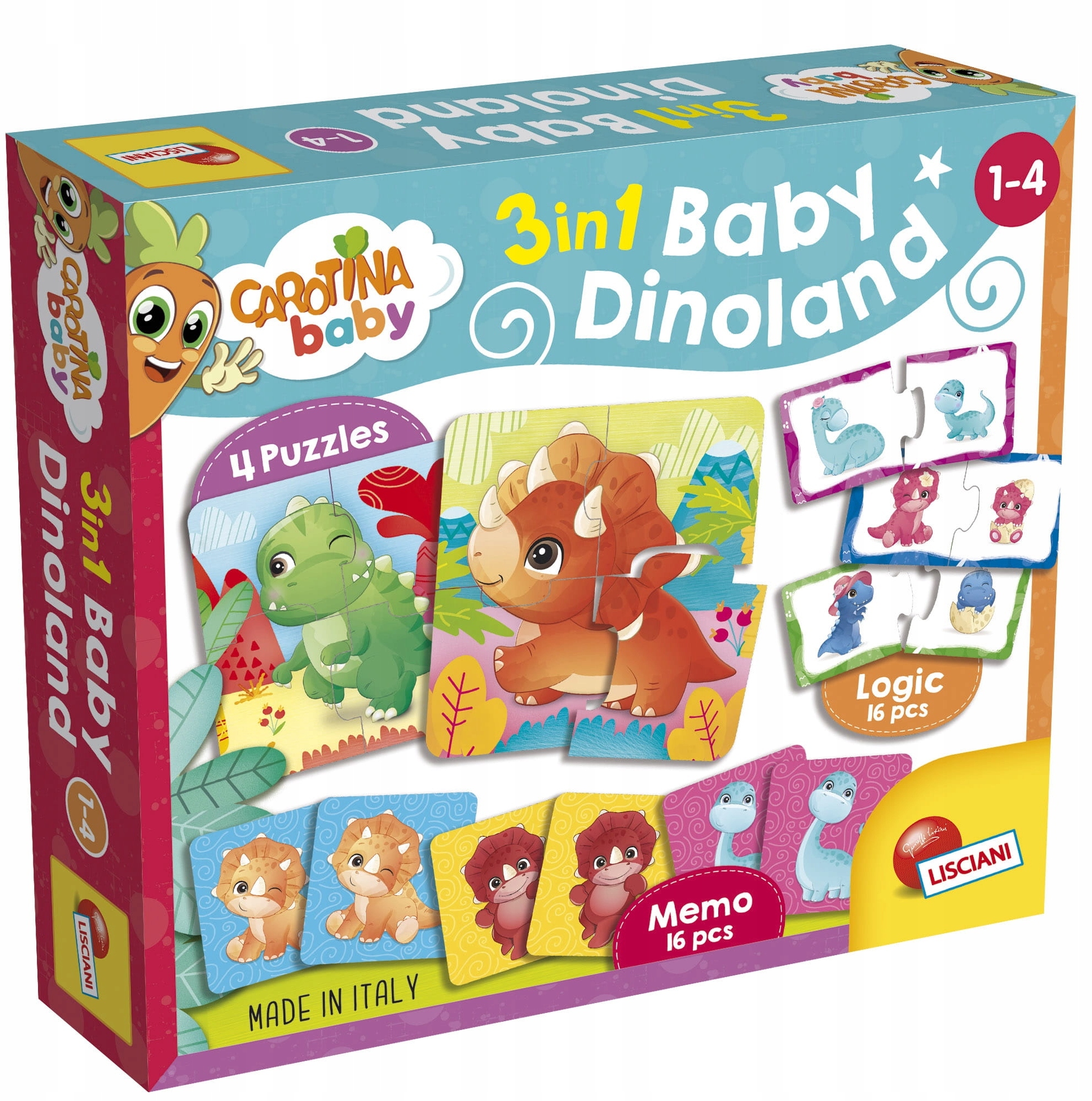 Carotina Baby - Dinoland – Odkryj świat dinozaurów z edukacyjną zabawą