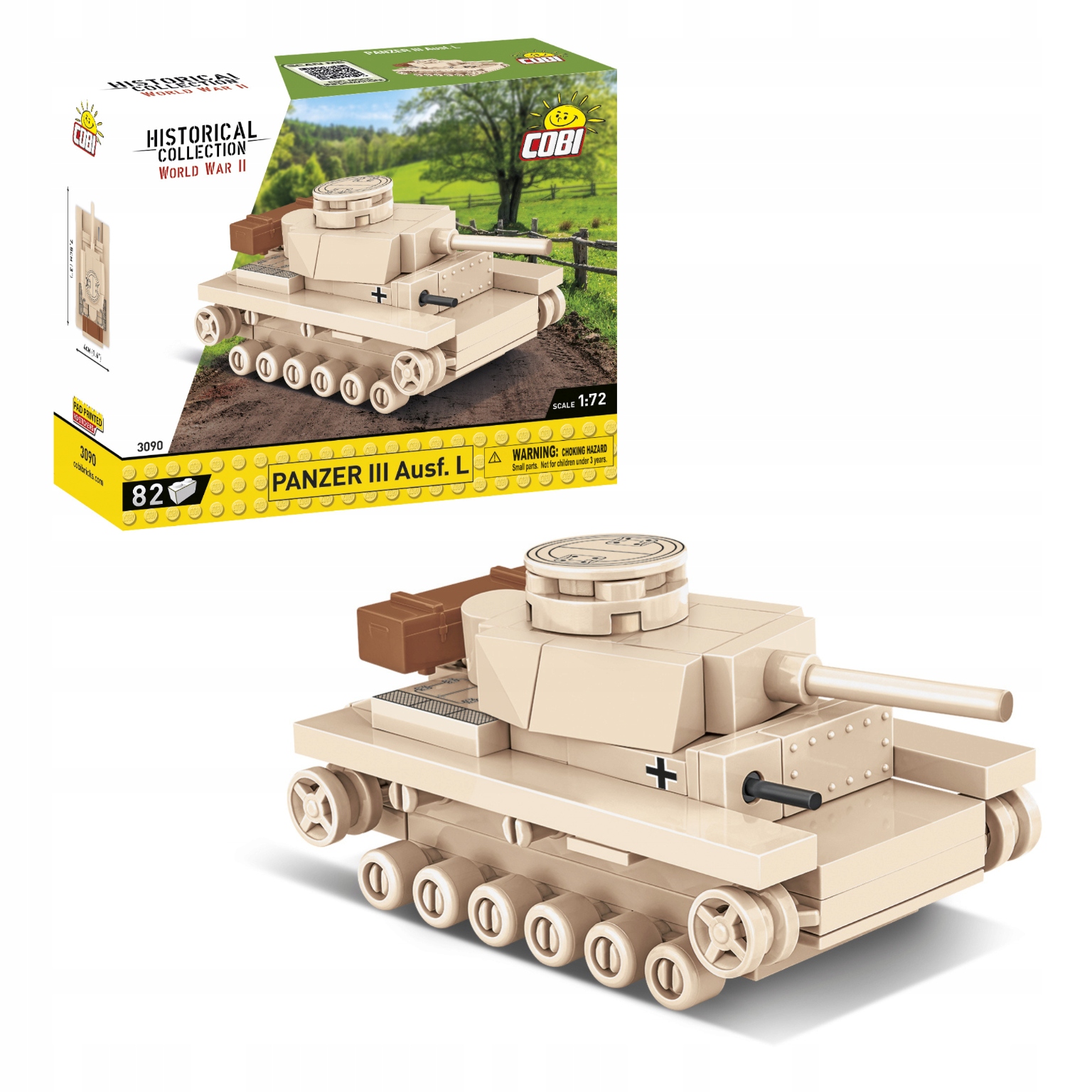 Cobi Klocki Panzer III Ausf.L – Historyczny model II wojny światowej