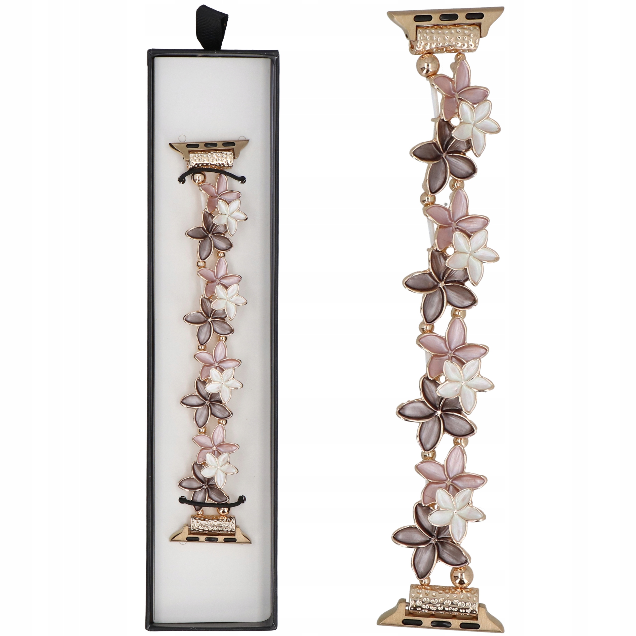 Unikalny design bransoletki – Kwiatowy motyw w pastelowych odcieniach