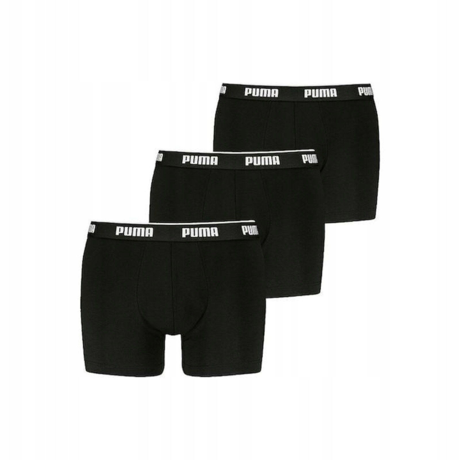 Bokserki męskie Puma 3 pak czarne 947130 03 – Komfort i styl na co dzień