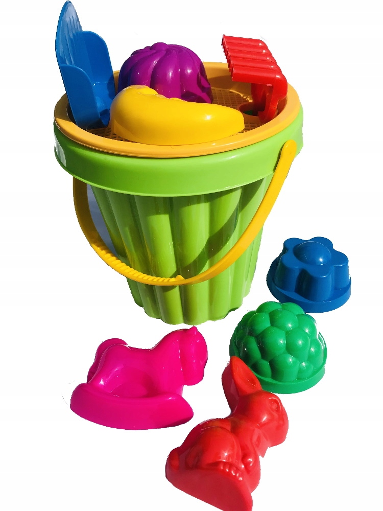 Zestaw do piasku z foremkami LESZKO – Idealna zabawa na świeżym powietrzu