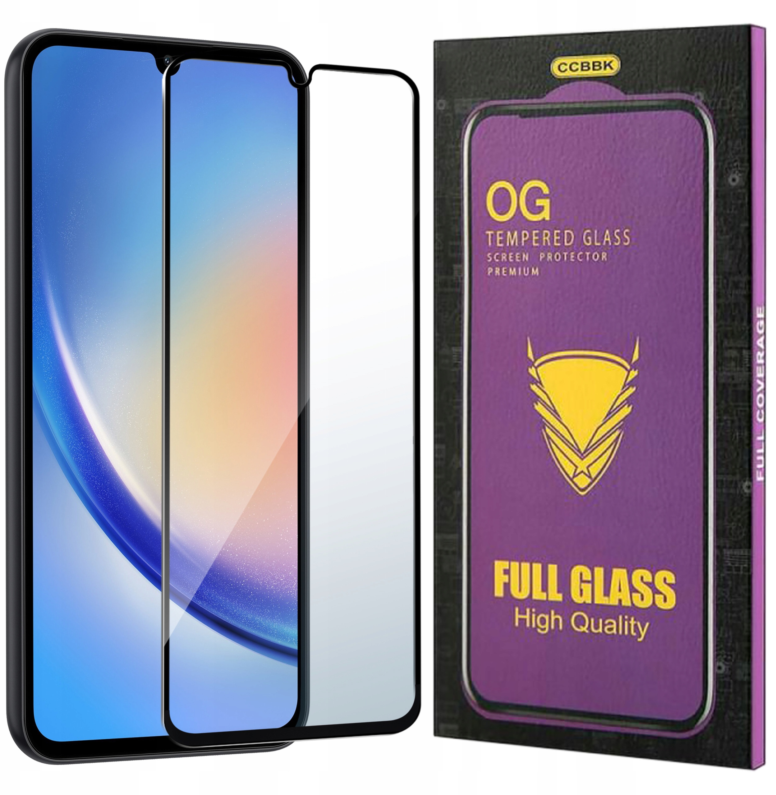 Szkło HARTOWANE 5D do Samsung Galaxy A34 5G – Pełna ochrona ekranu