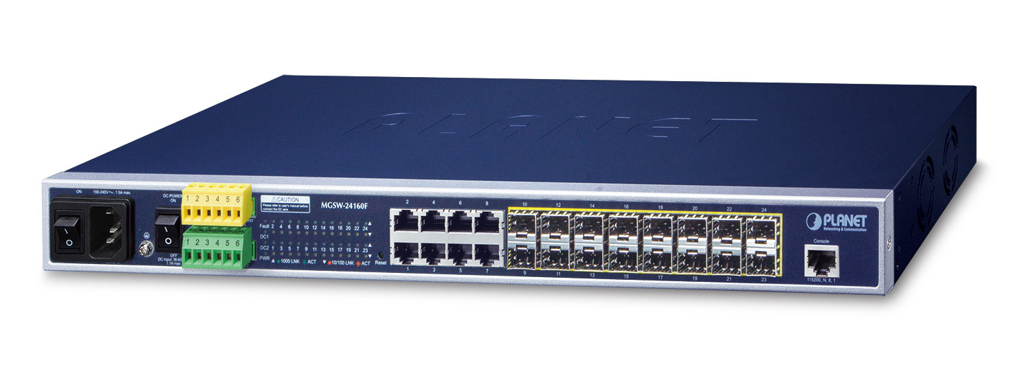 Planet MGSW-24160F – Zaawansowany przełącznik zarządzany L2+ Gigabit Ethernet